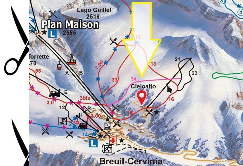 Apartmán Le Petit Refuge Cervinia Breuil-Cervinia Exteriér fotografie